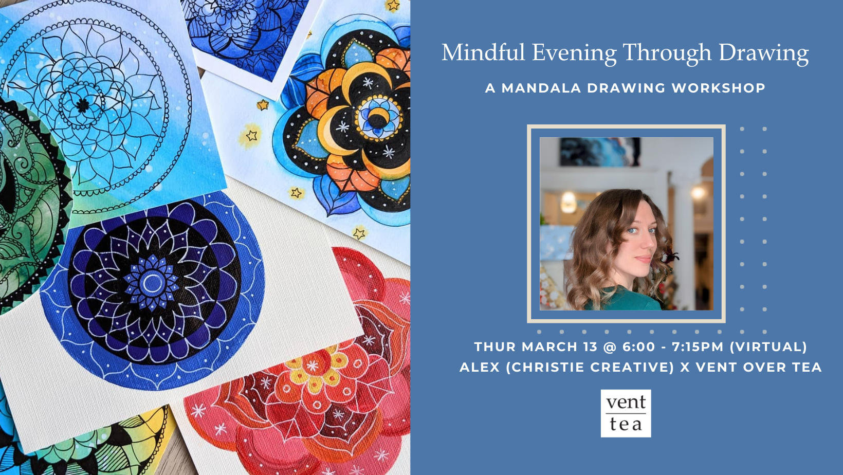 Mindful Evening Through Drawing: A Mandala Drawing Workshop