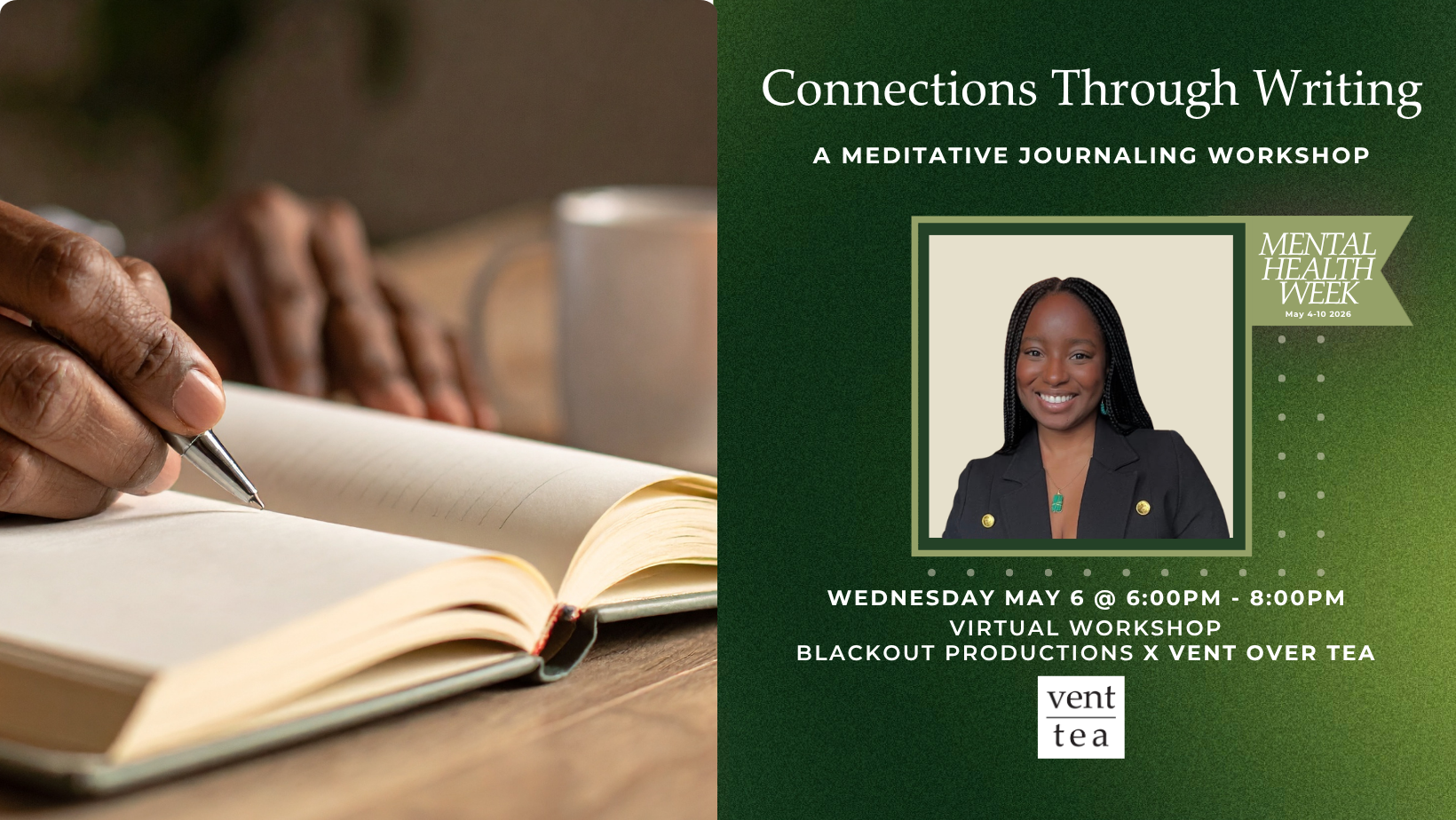 Connections Through Writing: A Meditative Journaling Workshop